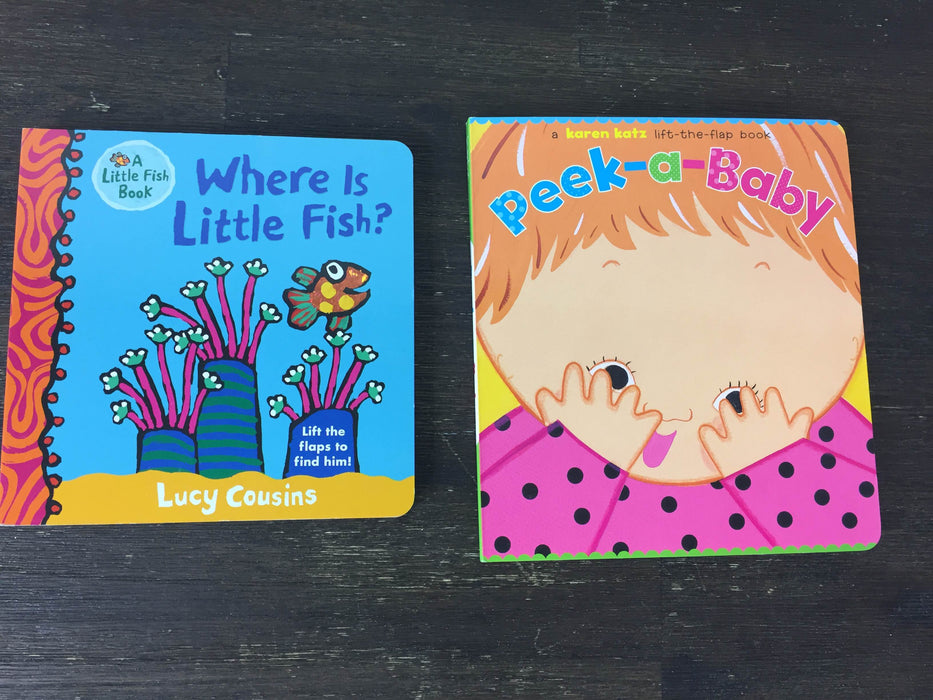 used BUNDLE Board Books, Find The Fish, Find The Baby!