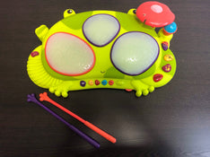 secondhand B. Toys Frog Drum Ribbit-tat-tat