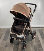 used Cynebaby Convertible Travel Stroller, Lycra Gold