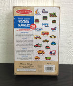 secondhand Melissa & Doug Wooden Magnets- Vehicles