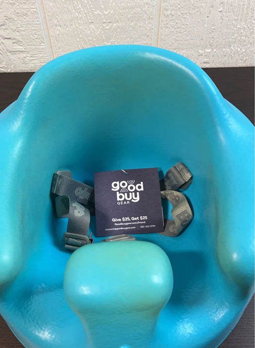 Shop Bumbo Floor Seat With Play Tray, Blue at GoodBuy Gear