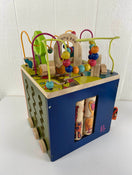 secondhand B. Toys Zany Zoo Wooden Activity Cube