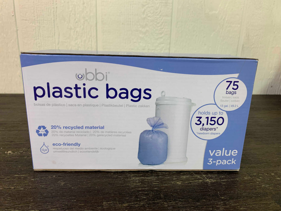 secondhand Ubbi Plastic Diaper Pail Bags