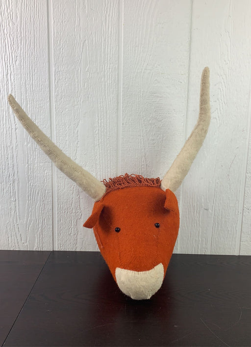 secondhand Animal Head Wall Decor, Longhorn