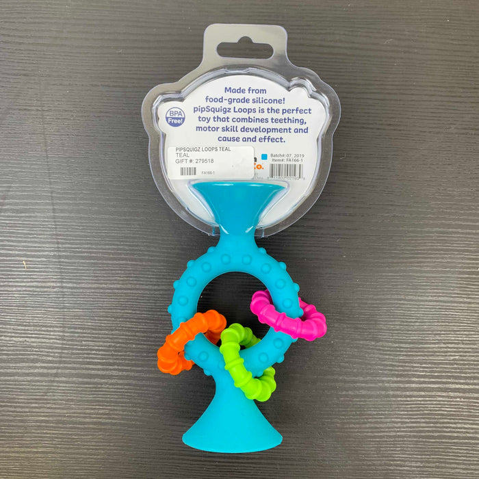 secondhand Fat Brain Toys PipSquigz Teething Toy