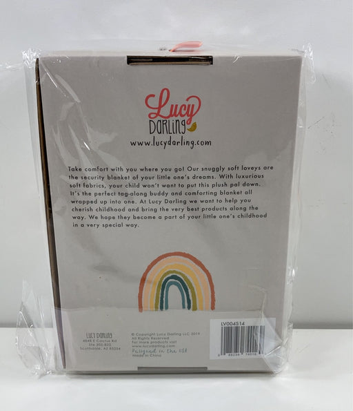 secondhand Lucy Darling Blanket Lovey, Little Rainbow