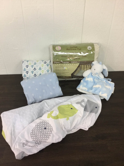 used BUNDLE Fitted Crib Sheets