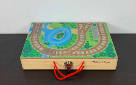 used Melissa & Doug Take-Along Railroad