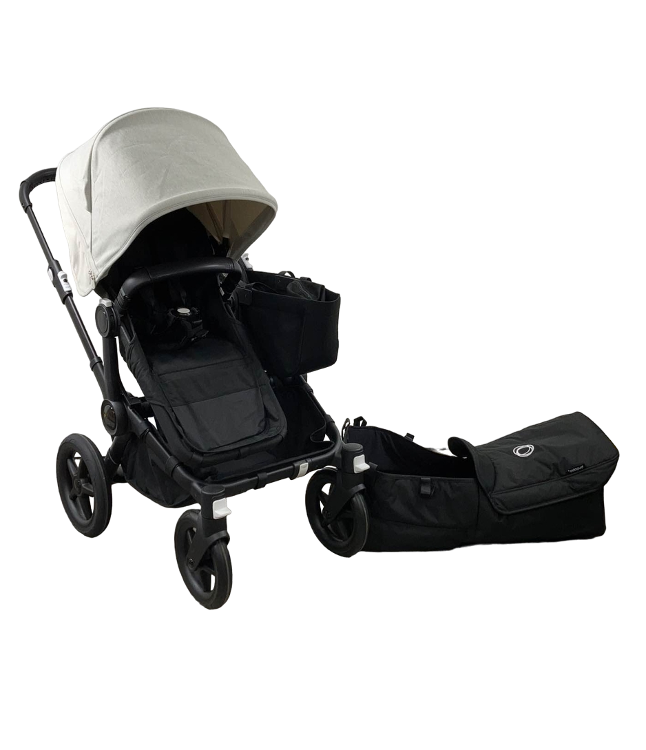 bugaboo donkey 2021 Bugaboo Donkey 5 Stroller Mono, 2021, Misty White, Black
