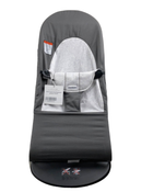 secondhand BabyBjorn Bouncer Balance, Dark Grey/Grey, Black Frame