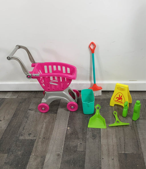 secondhand Kid Connection Shopping Cart, & Accessories