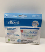 Shop Dr. Brown's Microwave Steam Sterilizing Bags, 5 Pack at GoodBuy Gear