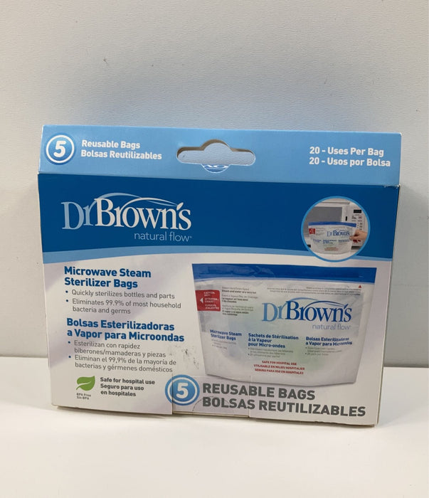 Shop Dr. Brown's Microwave Steam Sterilizing Bags, 5 Pack at GoodBuy Gear
