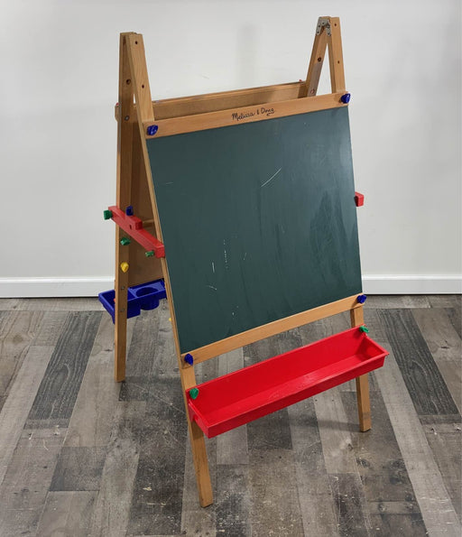 used Melissa & Doug Deluxe Standing Wooden Art Easel