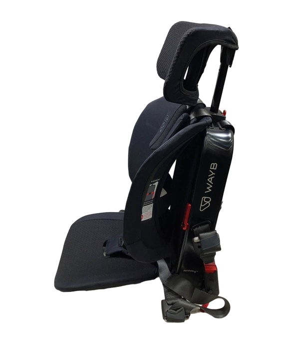 secondhand WAYB Pico Portable Car Seat Bundle, 2023, Jet, Deluxe Bag