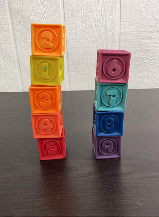 used B. toys One Two Squeeze Blocks