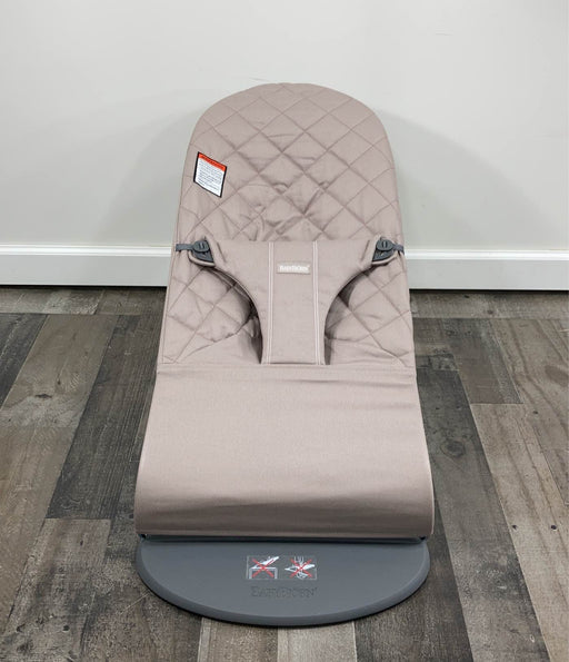 secondhand BabyBjorn Bouncer Bliss, Sand Gray, Cotton