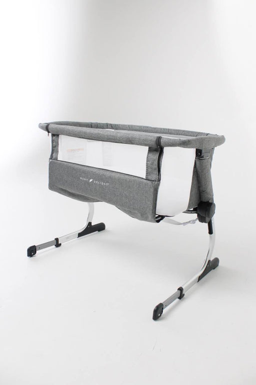 used Baby Delight Beside Me Dreamer Bassinet & Bedside Sleeper, Charcoal Tweed