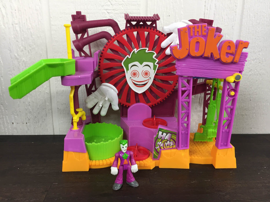 used Fisher Price Imaginext The Joker Laff Factory Playset