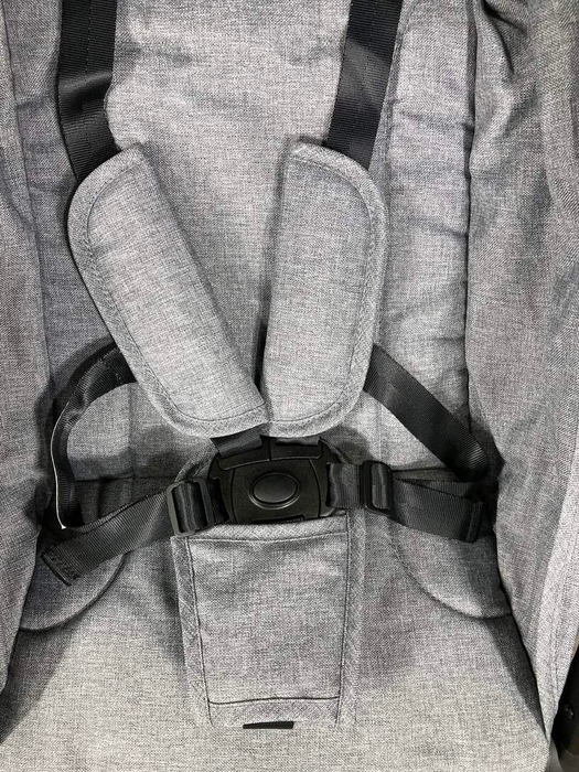 Mompush Lithe Double Stroller, 2022, Grey