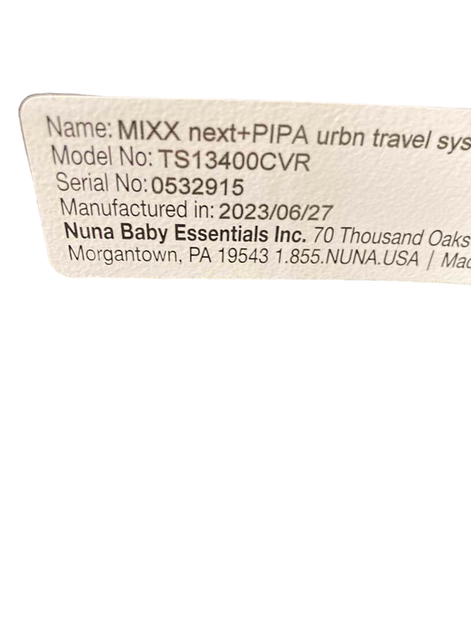 Shop Nuna MIXX Next Stroller, 2023, Caviar at GoodBuy Gear