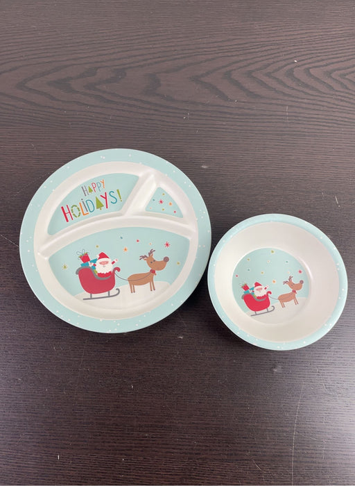 used Feeding Plate, & Bowl