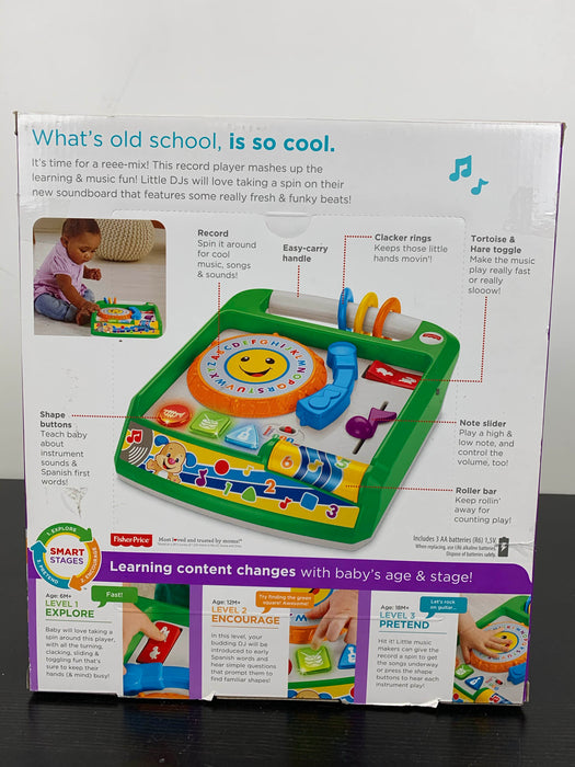 secondhand Fisher Price Laugh And Learn Remix Record Player