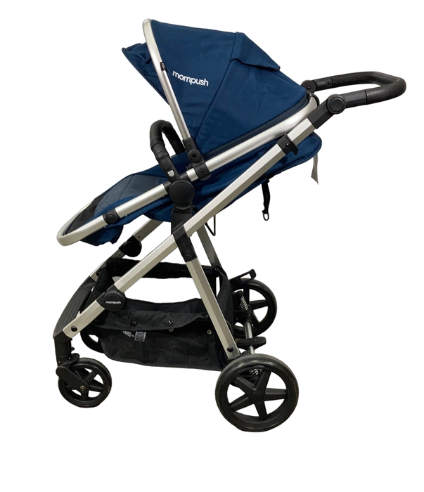 secondhand Mompush Meteor 2 Stroller, 2022, Navy Blue