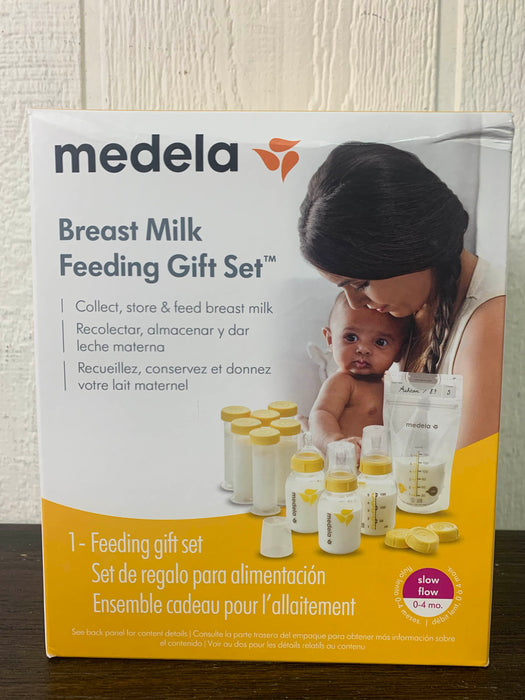 used Medela Breast Milk Feeding Gift Set