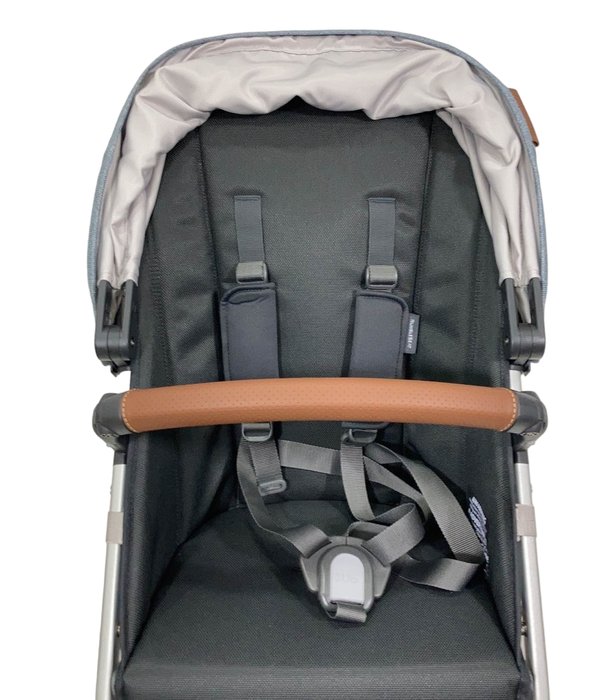 secondhand UPPAbaby VISTA RumbleSeat V2, 2015+, 2022, Gregory (Blue Melange)