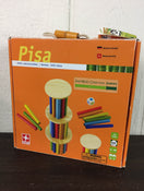 used Hape Pisa Bamboo Collection Stacking Game