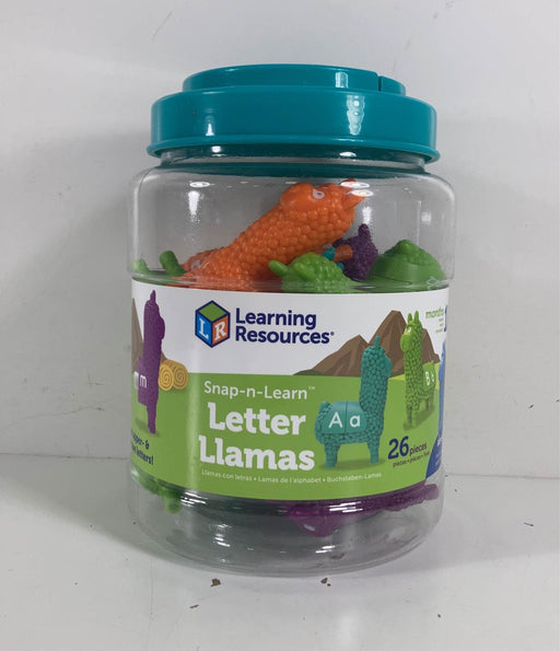 used Learning Resources Snap n Learn Letter Llamas