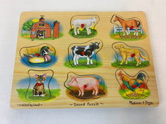 used Melissa & Doug Wooden Puzzle