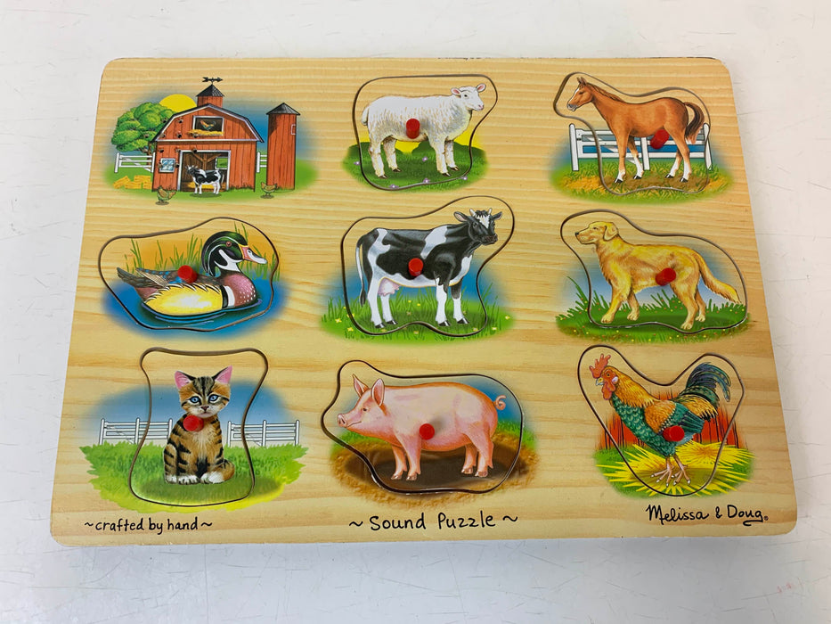 used Melissa & Doug Wooden Puzzle