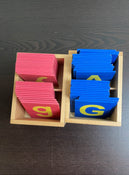 secondhand Elite Montessori Lowercase And Capital Sandpaper Letters