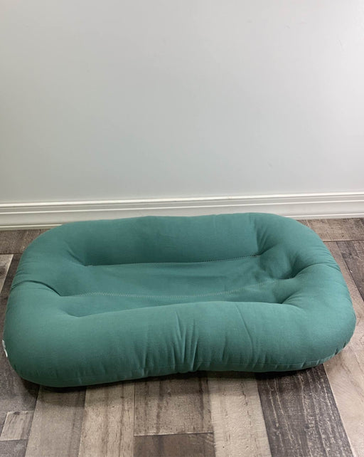 used Snuggle Me Organic Sensory Infant Lounger, Moss