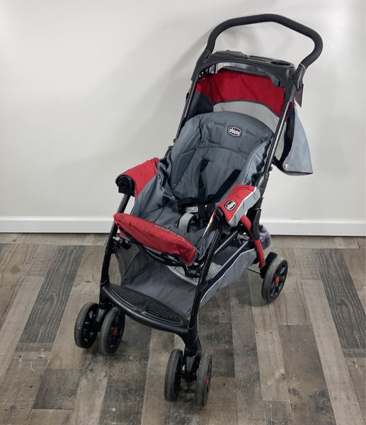 Chicco stroller hotsell red and grey