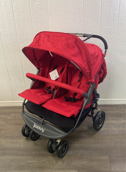 used Joovy Scooter X2 Double Stroller, 2020, Red