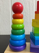 secondhand Melissa & Doug Geometric Stacker