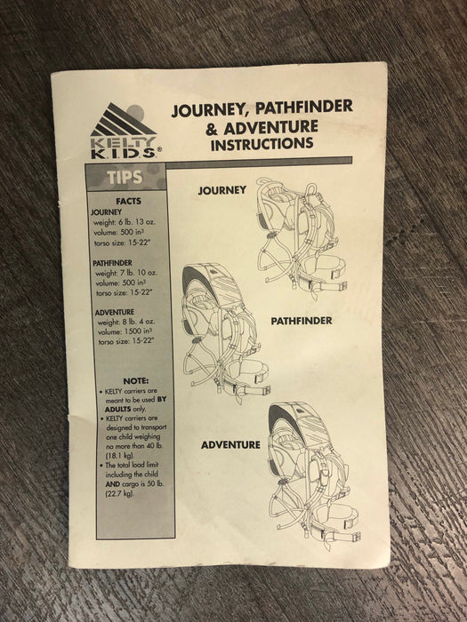 used Kelty Kids Pathfinder Child Carrier With Hood