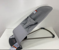 used BabyBjorn Bouncer Bliss, 3D Jersey, Light Grey