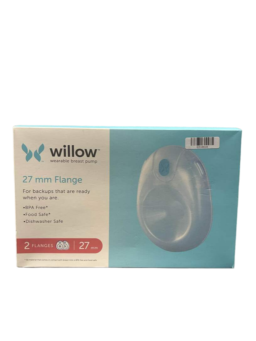 used Willow Breast Pump Flanges, 27mm