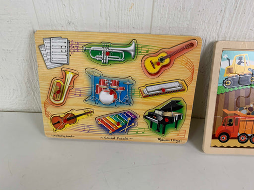 secondhand BUNDLE Melissa & Doug Wooden Puzzles