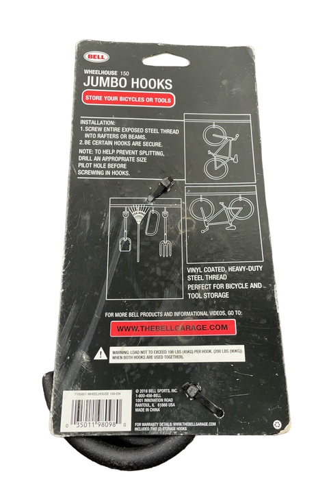 secondhand Bell Sports Jumbo Hooks