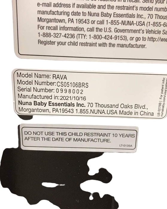 Shop Nuna RAVA Convertible Car Seat, Brushstroke, 2021 at GoodBuy Gear