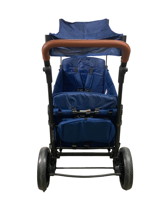 secondhand Wonderfold X2 Push + Pull Double Stroller Wagon, 2022, Sapphire Navy