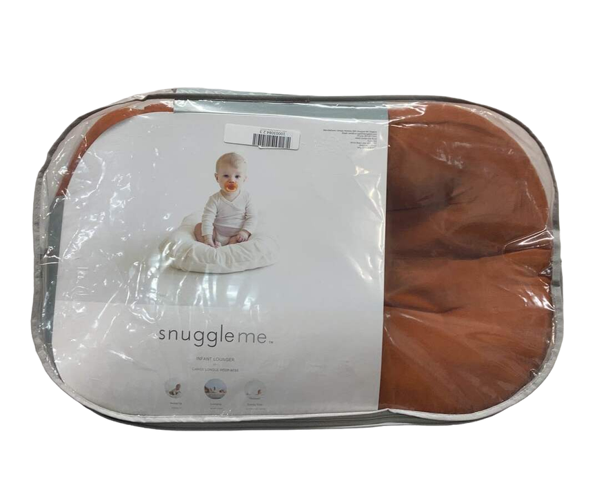 used Snuggle Me Organic Sensory Infant Lounger, Gingerbread