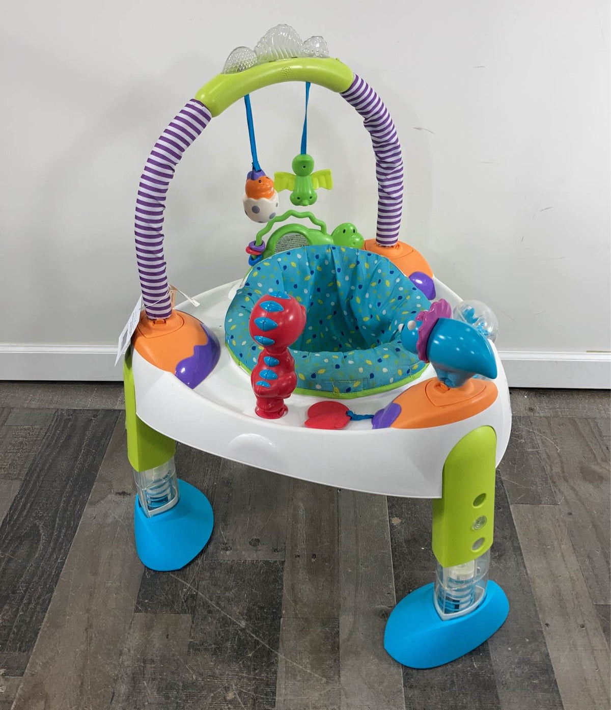 evenflo exersaucer fast fold plus go bounce a saurus Evenflo ExerSaucer Fast Fold and Go Activity Center