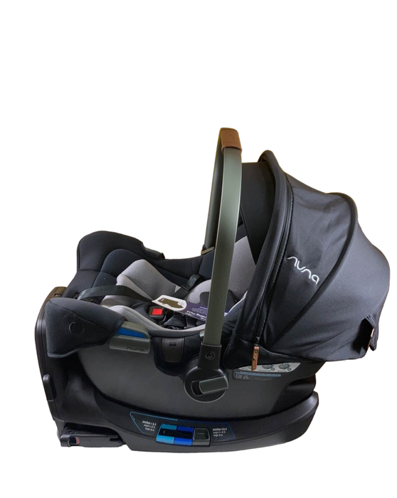 secondhand Nuna PIPA rx Infant Car Seat, Caviar, 2023