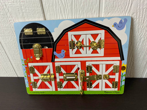 used Melissa & Doug Latches Board, - Barn